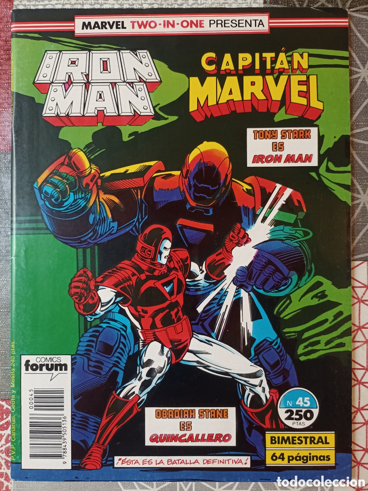 C&oacute;mics: MARVEL TWO-IN-ONE: IRON MAN / CAPIT&Aacute;N MARVEL N&deg;43, 44, 45, 50 -Forum- - Foto 16