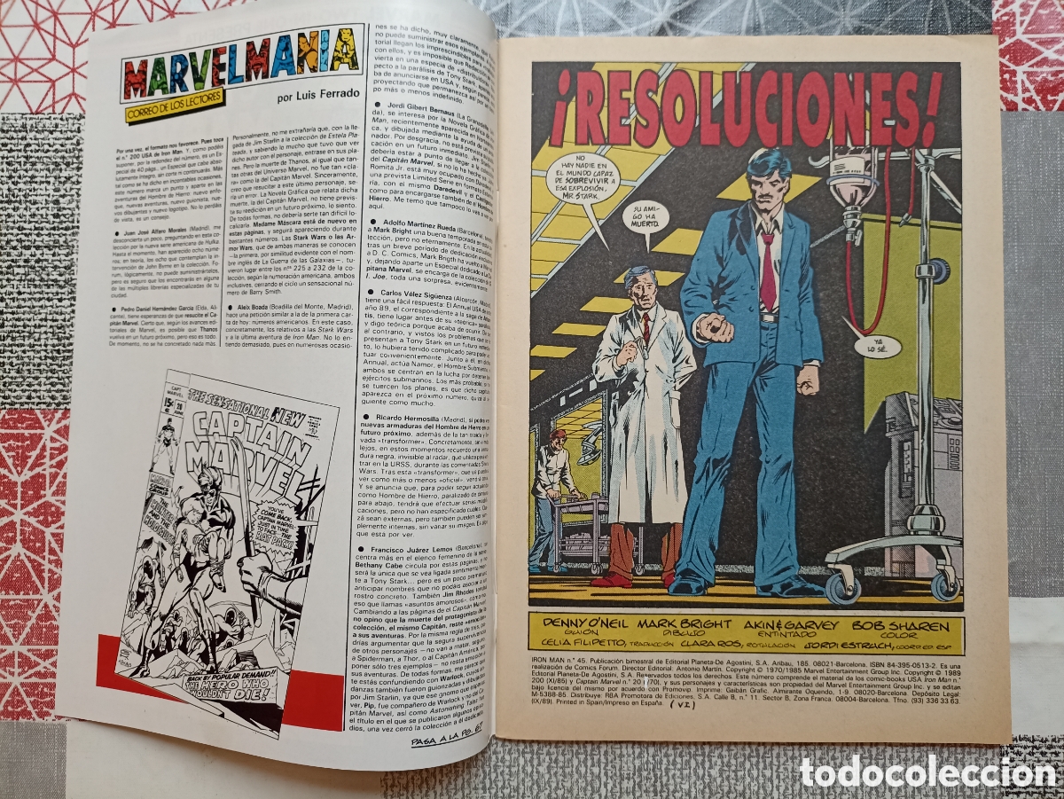 C&oacute;mics: MARVEL TWO-IN-ONE: IRON MAN / CAPIT&Aacute;N MARVEL N&deg;43, 44, 45, 50 -Forum- - Foto 17