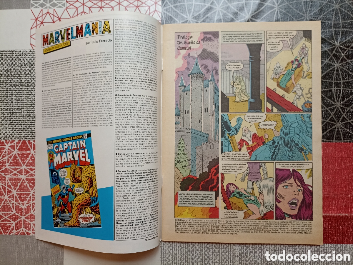 C&oacute;mics: MARVEL TWO-IN-ONE: IRON MAN / CAPIT&Aacute;N MARVEL N&deg;43, 44, 45, 50 -Forum- - Foto 25