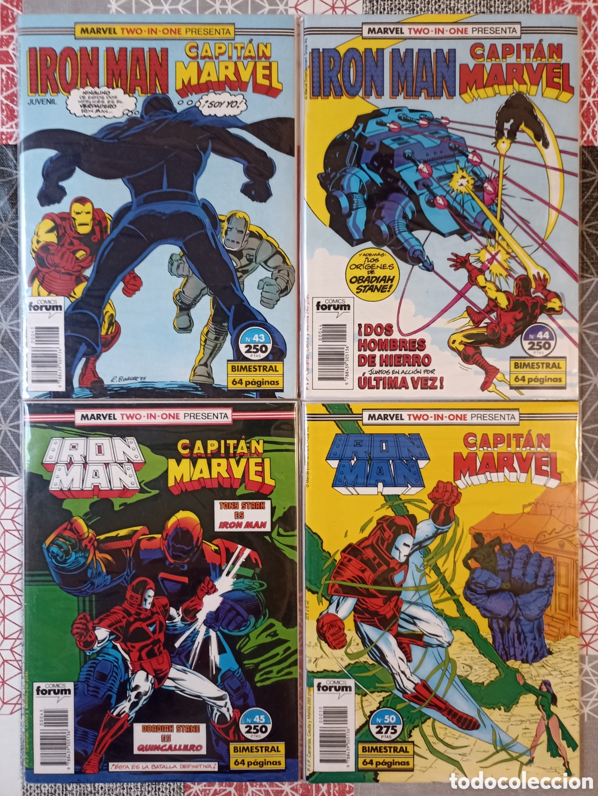 C&oacute;mics: MARVEL TWO-IN-ONE: IRON MAN / CAPIT&Aacute;N MARVEL N&deg;43, 44, 45, 50 -Forum- - Foto 1