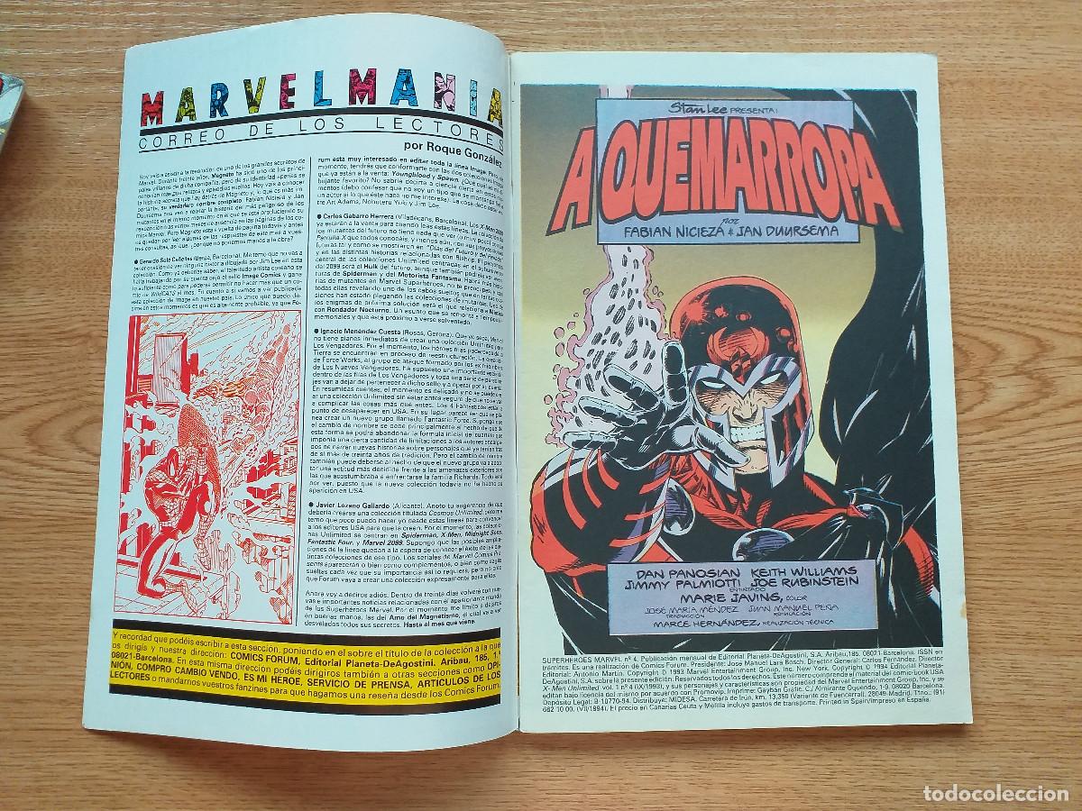 C&oacute;mics: SUPERH&Eacute;ROES MARVEL - N&ordm; 4 - X - MEN A Quemarropa - FORUM - Foto 5
