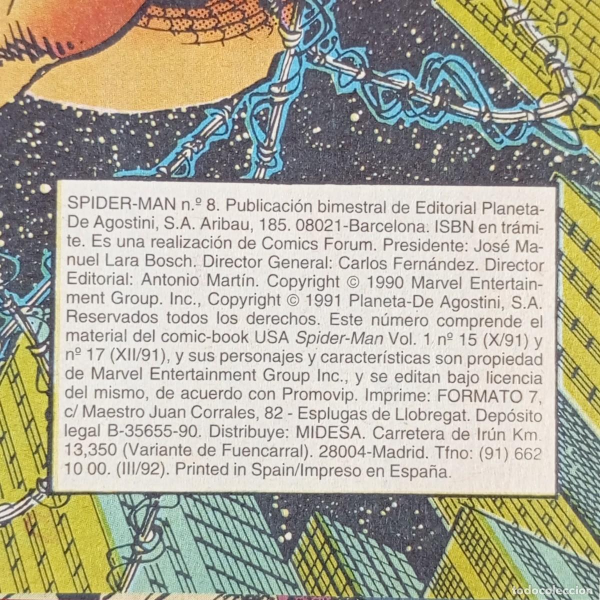 C&oacute;mics: SPIDER-MAN - EL FACTOR MUTANTE - STAN LEE - COMICS FORUM - N&ordm; 8 - MARVEL COMICS / 1870 - Foto 4