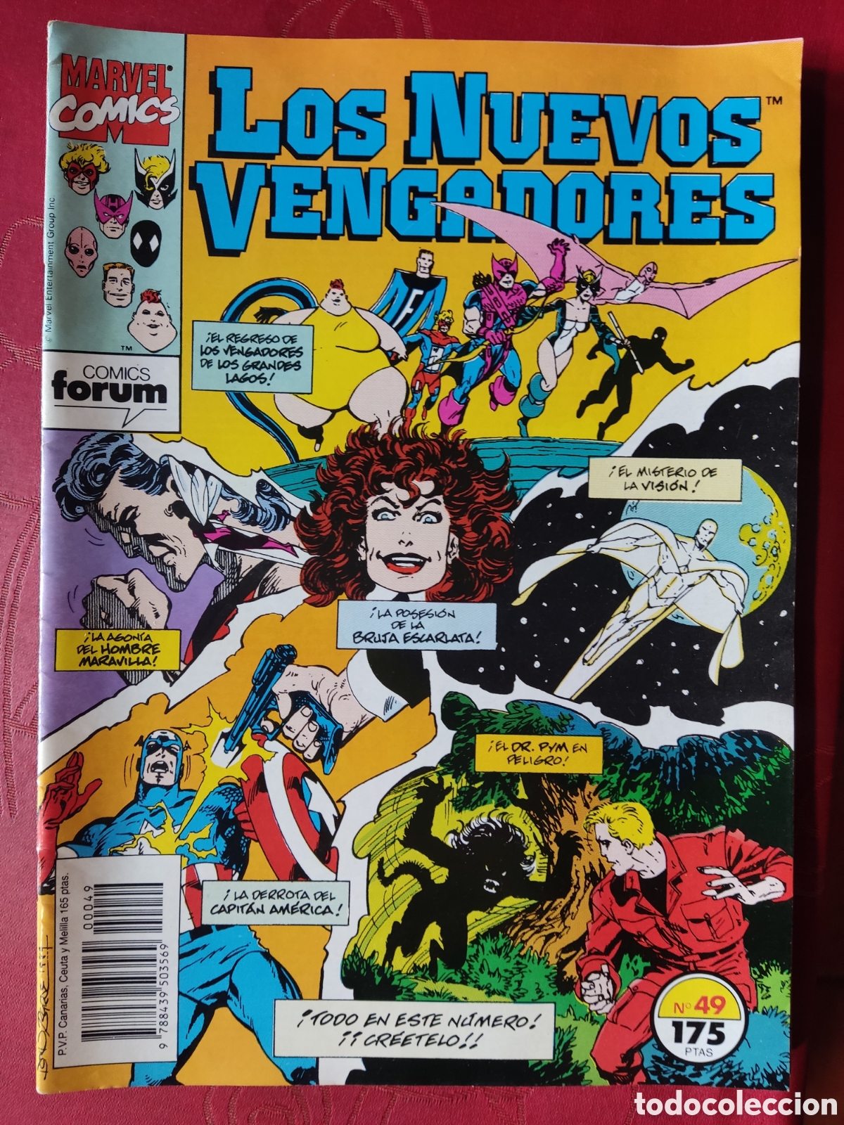 C&oacute;mics: 6 c&oacute;mics Los nuevos vengadores del a&ntilde;o 1991 - Foto 5