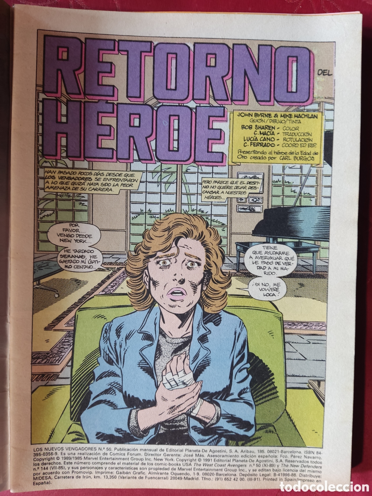 C&oacute;mics: 6 c&oacute;mics Los nuevos vengadores del a&ntilde;o 1991 - Foto 7