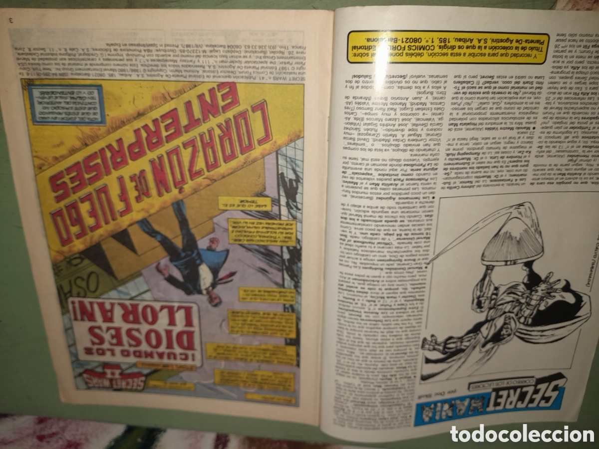 C&oacute;mics: Secret wars II , n&uacute;meros 22 y 41 a&ntilde;o 1986 - Foto 8