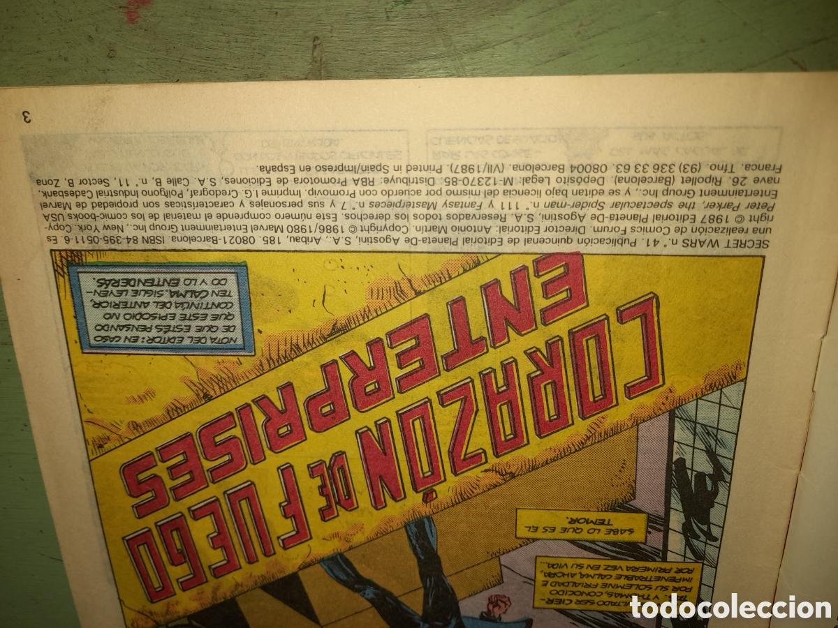 C&oacute;mics: Secret wars II , n&uacute;meros 22 y 41 a&ntilde;o 1986 - Foto 9