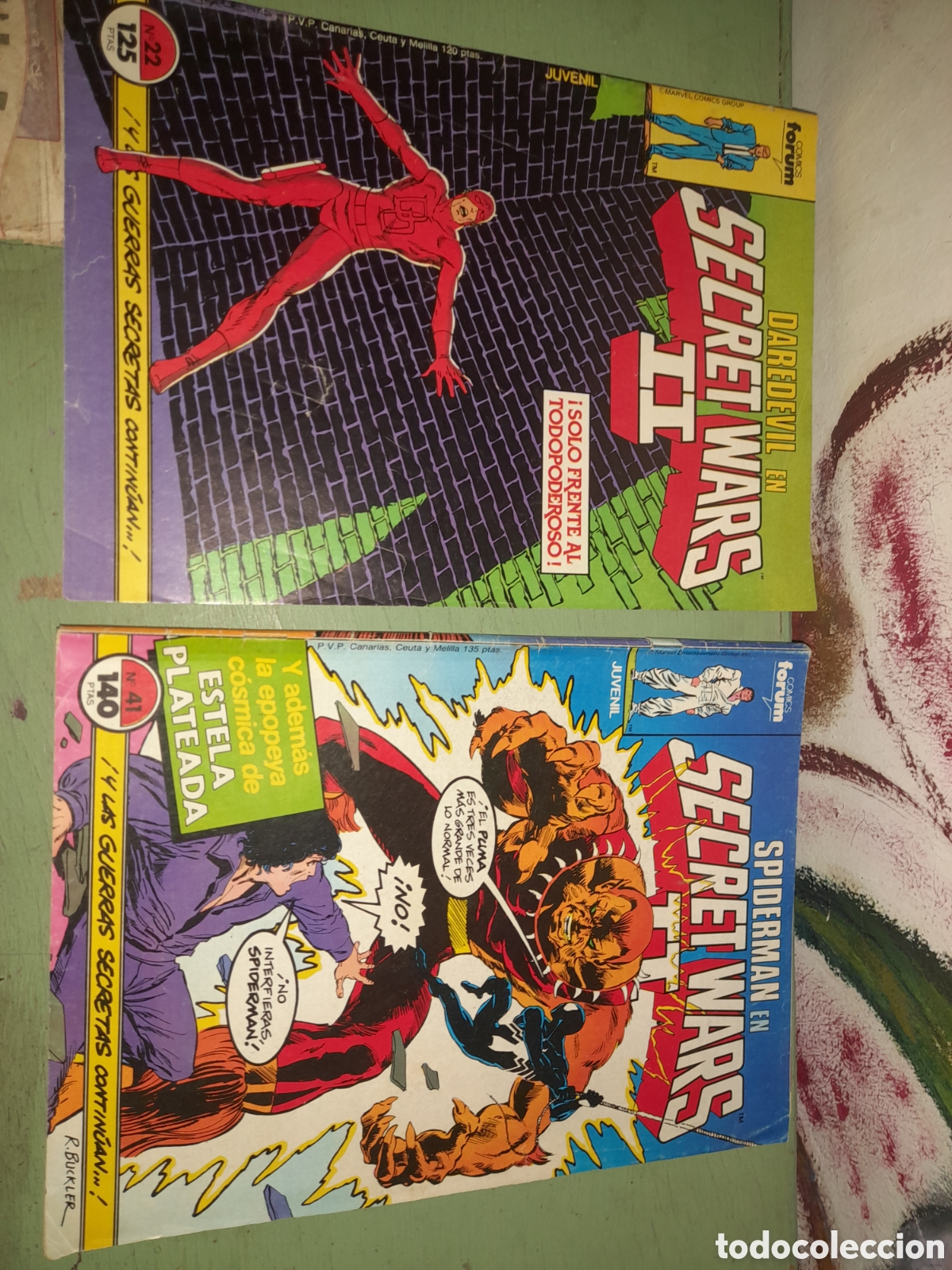 C&oacute;mics: Secret wars II , n&uacute;meros 22 y 41 a&ntilde;o 1986 - Foto 1