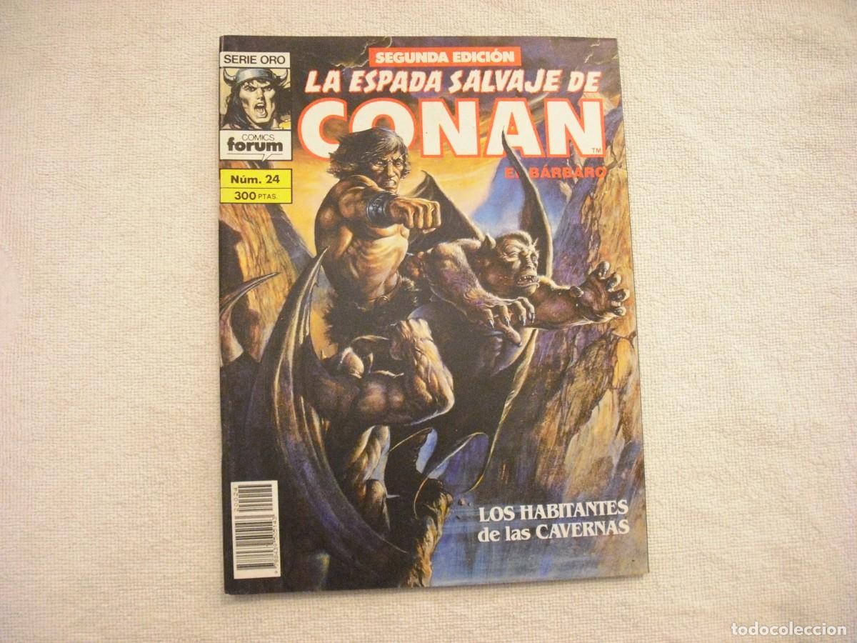 C&oacute;mics: LA ESPADA SALVAJE DE CONAN N. 24, SERIE ORO - Foto 1
