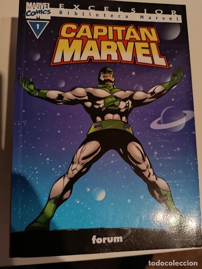 C&oacute;mics: COMIC CAPITAN MARVEL BIBLIOTECA MARVEL 10 TOMOS COMPLETA, - Foto 2