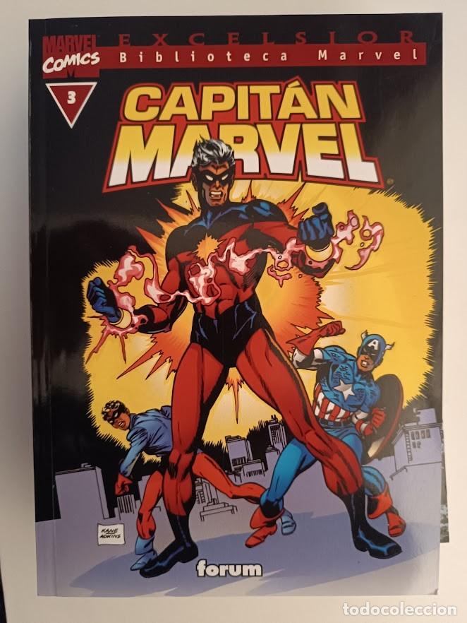 C&oacute;mics: COMIC CAPITAN MARVEL BIBLIOTECA MARVEL 10 TOMOS COMPLETA, - Foto 4