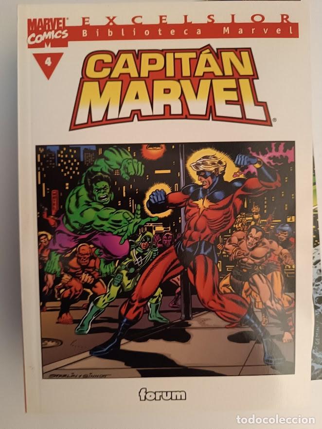 C&oacute;mics: COMIC CAPITAN MARVEL BIBLIOTECA MARVEL 10 TOMOS COMPLETA, - Foto 5