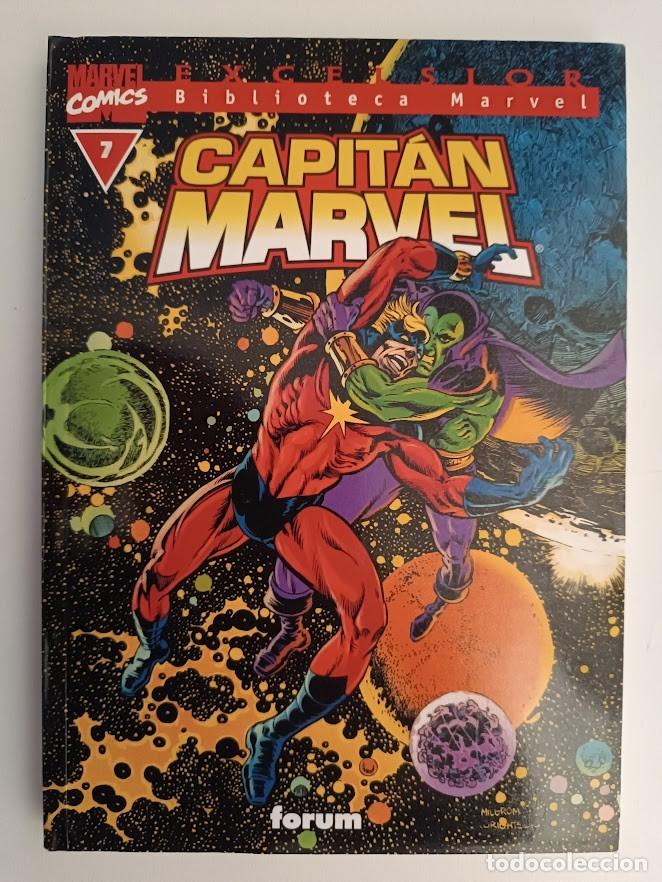 C&oacute;mics: COMIC CAPITAN MARVEL BIBLIOTECA MARVEL 10 TOMOS COMPLETA, - Foto 8