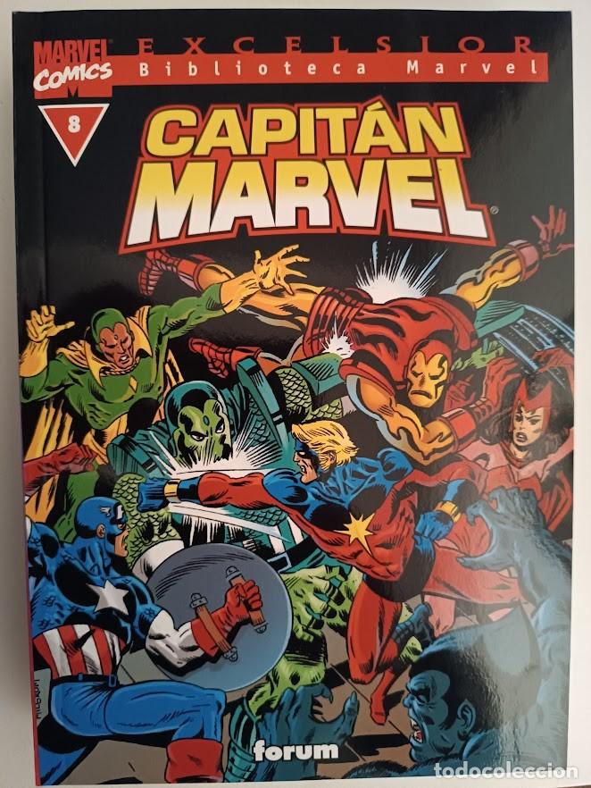 C&oacute;mics: COMIC CAPITAN MARVEL BIBLIOTECA MARVEL 10 TOMOS COMPLETA, - Foto 9
