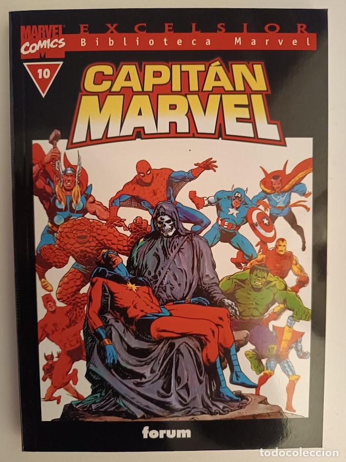 C&oacute;mics: COMIC CAPITAN MARVEL BIBLIOTECA MARVEL 10 TOMOS COMPLETA, - Foto 11