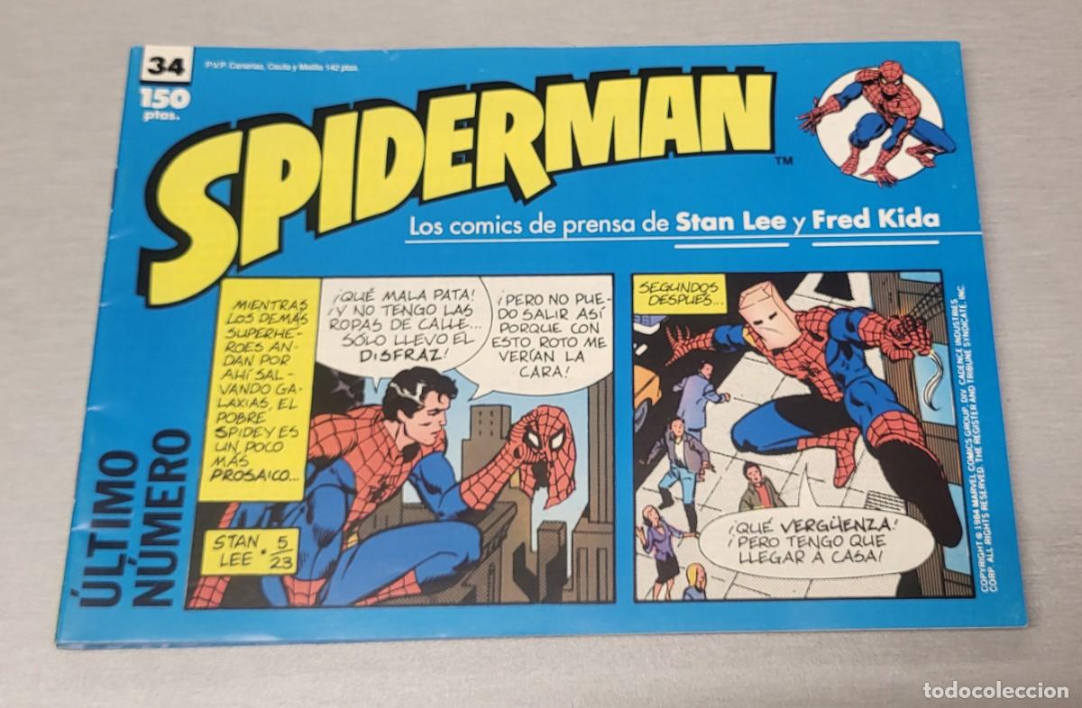 C&oacute;mics: SPIDERMAN LOS C&Oacute;MICS DE PRENSA N&ordm; 34 / ULTIMO NUMERO - FORUM - Foto 1