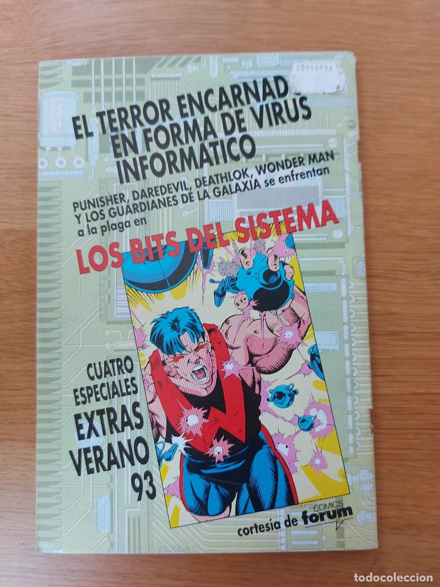 C&oacute;mics: MARVEL H&Eacute;ROES EXTRA VERANO. LOS BITS DEL SISTEMA 2&ordf; PARTE. GRAPA. FORUM. MARVEL. 1993. - Foto 2