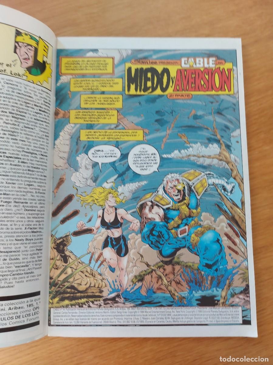 C&oacute;mics: CABLE VOL. 1 N.&ordm; 14 (DE 21). MIEDO Y AVERSI&Oacute;N. GRAPA. FORUM. MARVEL. 1994. - Foto 3