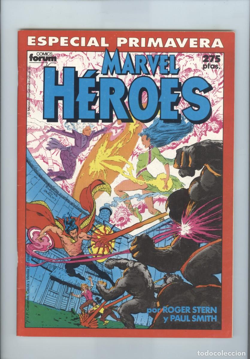 Comics: Planeta. Forum. Marvel h&eacute;roes. Especial primavera. 1990.