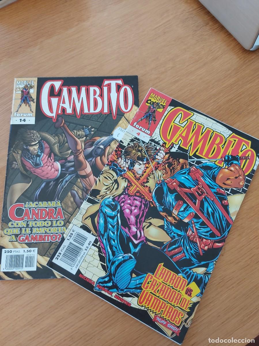 C&oacute;mics: LOTE GAMBITO VOL. 2 N&Uacute;MEROS 4 Y 14 (DE 16). GRAPA. FORUM. MARVEL. 2000 &ndash; 01. - Foto 1