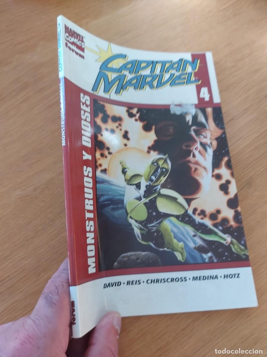 C&oacute;mics: CAPIT&Aacute;N MARVEL VOL. 2 N.&ordm; 4 (DE 8). MONSTRUOS Y DIOSES. R&Uacute;STICA. FORUM. MARVEL. 2004. - Foto 1