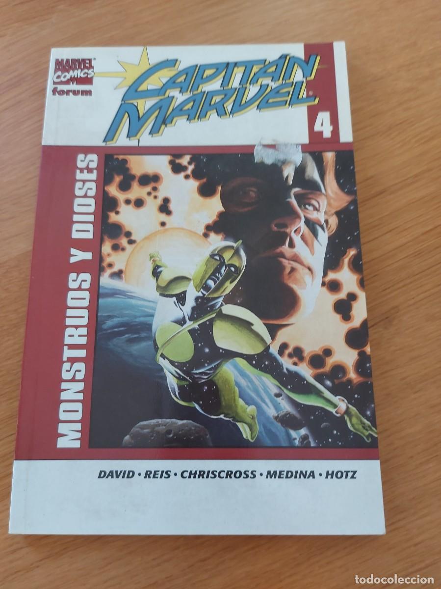 C&oacute;mics: CAPIT&Aacute;N MARVEL VOL. 2 N.&ordm; 4 (DE 8). MONSTRUOS Y DIOSES. R&Uacute;STICA. FORUM. MARVEL. 2004. - Foto 2