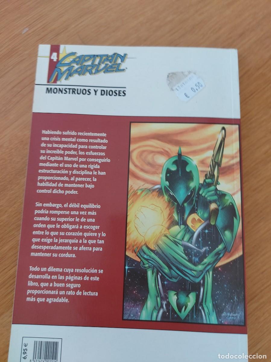 C&oacute;mics: CAPIT&Aacute;N MARVEL VOL. 2 N.&ordm; 4 (DE 8). MONSTRUOS Y DIOSES. R&Uacute;STICA. FORUM. MARVEL. 2004. - Foto 3