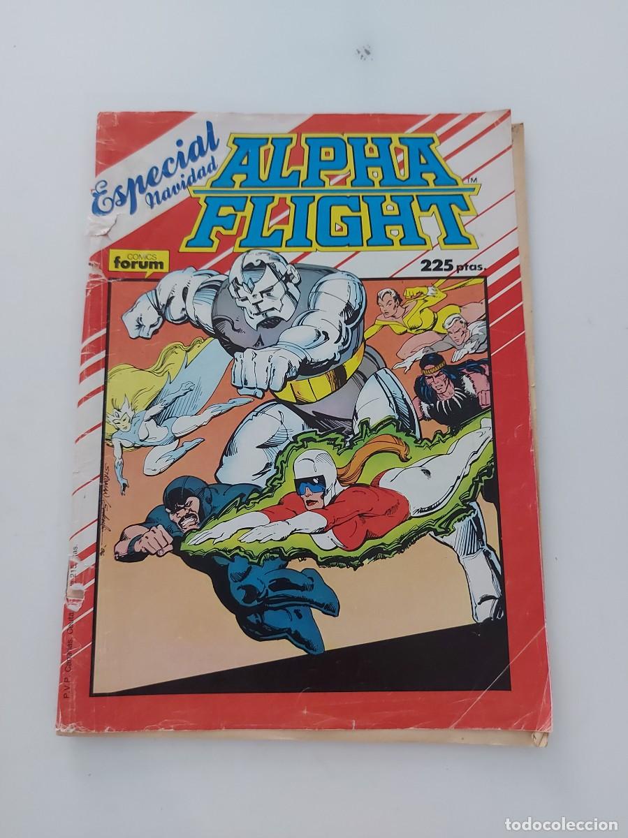 C&oacute;mics: ALPHA FLIGHT ESPECIAL NAVIDAD. GRAPA. FORUM. MARVEL. 1987. - Foto 1