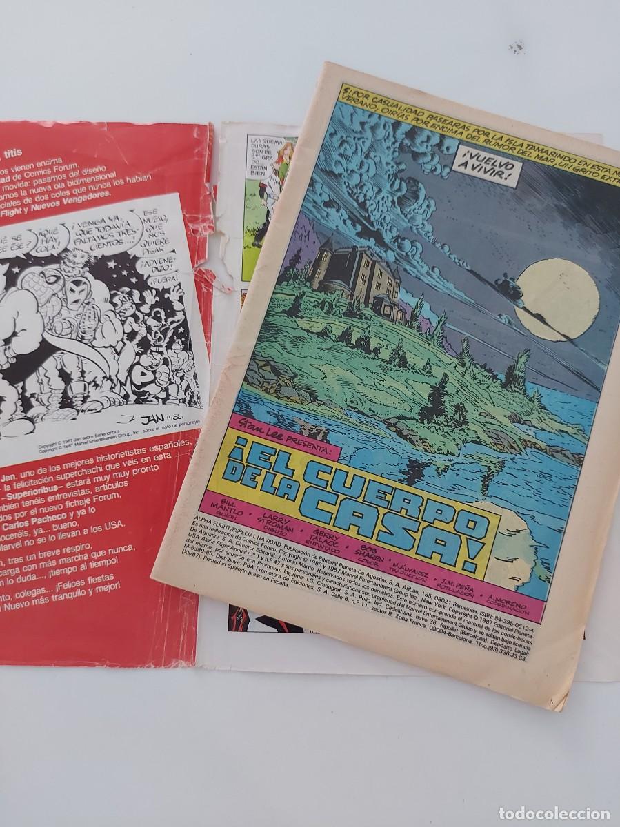 C&oacute;mics: ALPHA FLIGHT ESPECIAL NAVIDAD. GRAPA. FORUM. MARVEL. 1987. - Foto 3
