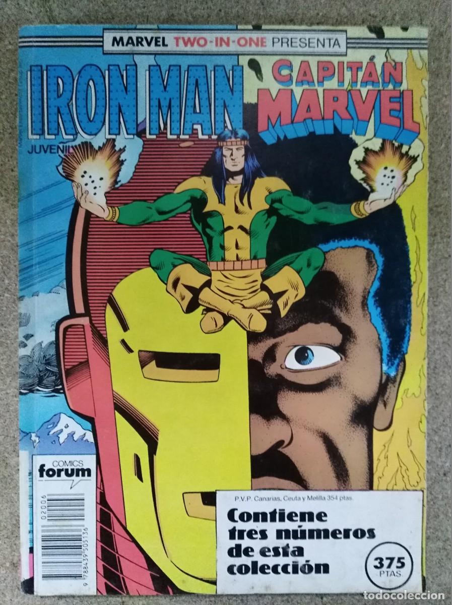 C&oacute;mics: Iron Man.Capitan Marvel.Retapado.numeros 41 a 43.Marvel.Forum - Foto 1