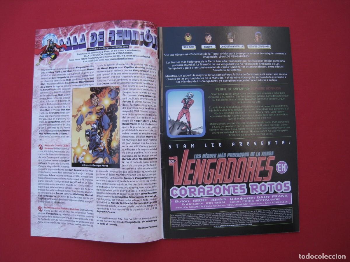 C&oacute;mics: LOS VENGADORES - VOL. 3 - N&ordm; 63 - FORUM. - Foto 6