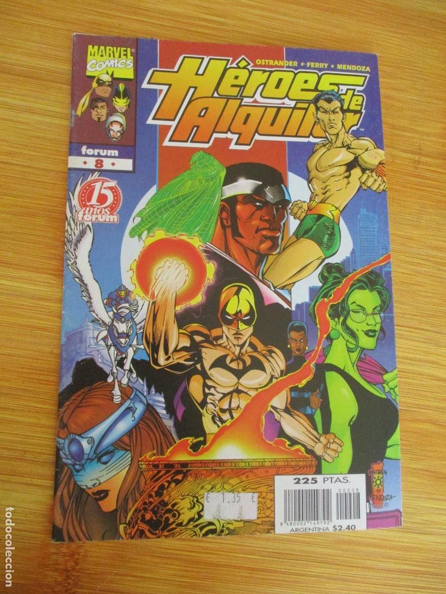 C&oacute;mics: MARVEL- H&Eacute;ROES DE ALQUILER, N&ordm;. 8-FORUM - Foto 1
