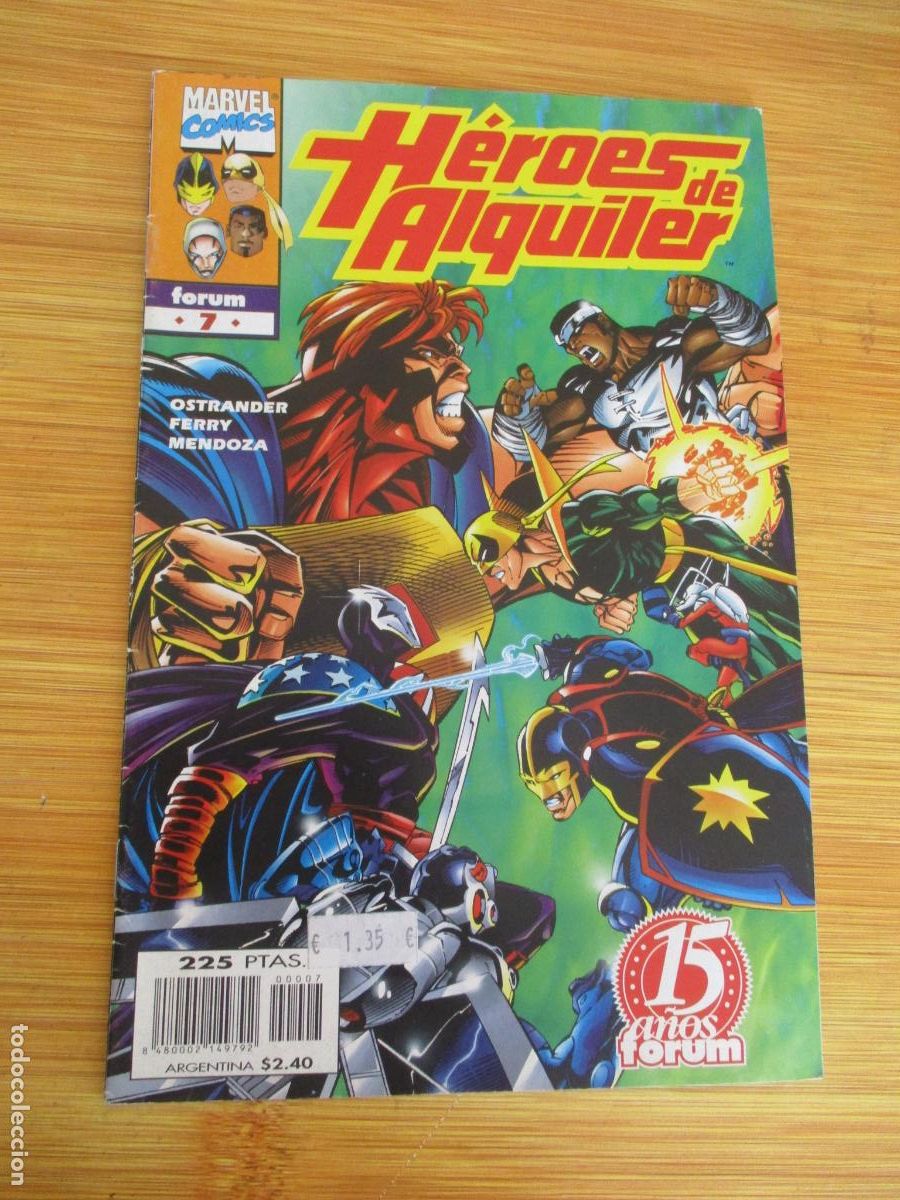 C&oacute;mics: MARVEL- H&Eacute;ROES DE ALQUILER, N&ordm;. 7-FORUM - Foto 1