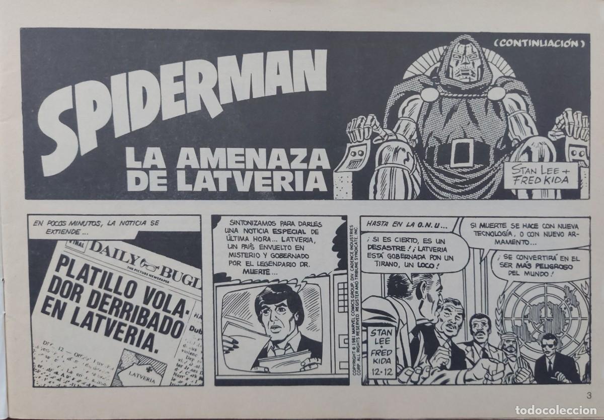 C&oacute;mics: Spiderman Tiras de Prensa N&ordm; 23 - C&oacute;mics Forum 1990 - Foto 3