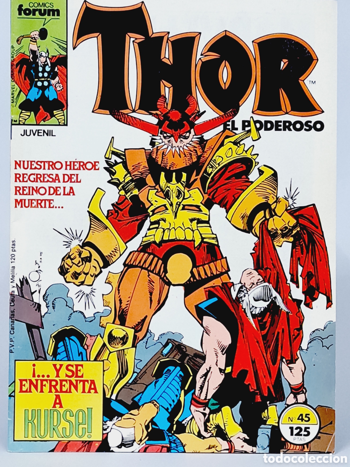 C&oacute;mics: C&Oacute;MIC CASI EXCELENTE THOR 45 FORUM MARVEL VOL1 VOLUMEN VOL.1 - Foto 1
