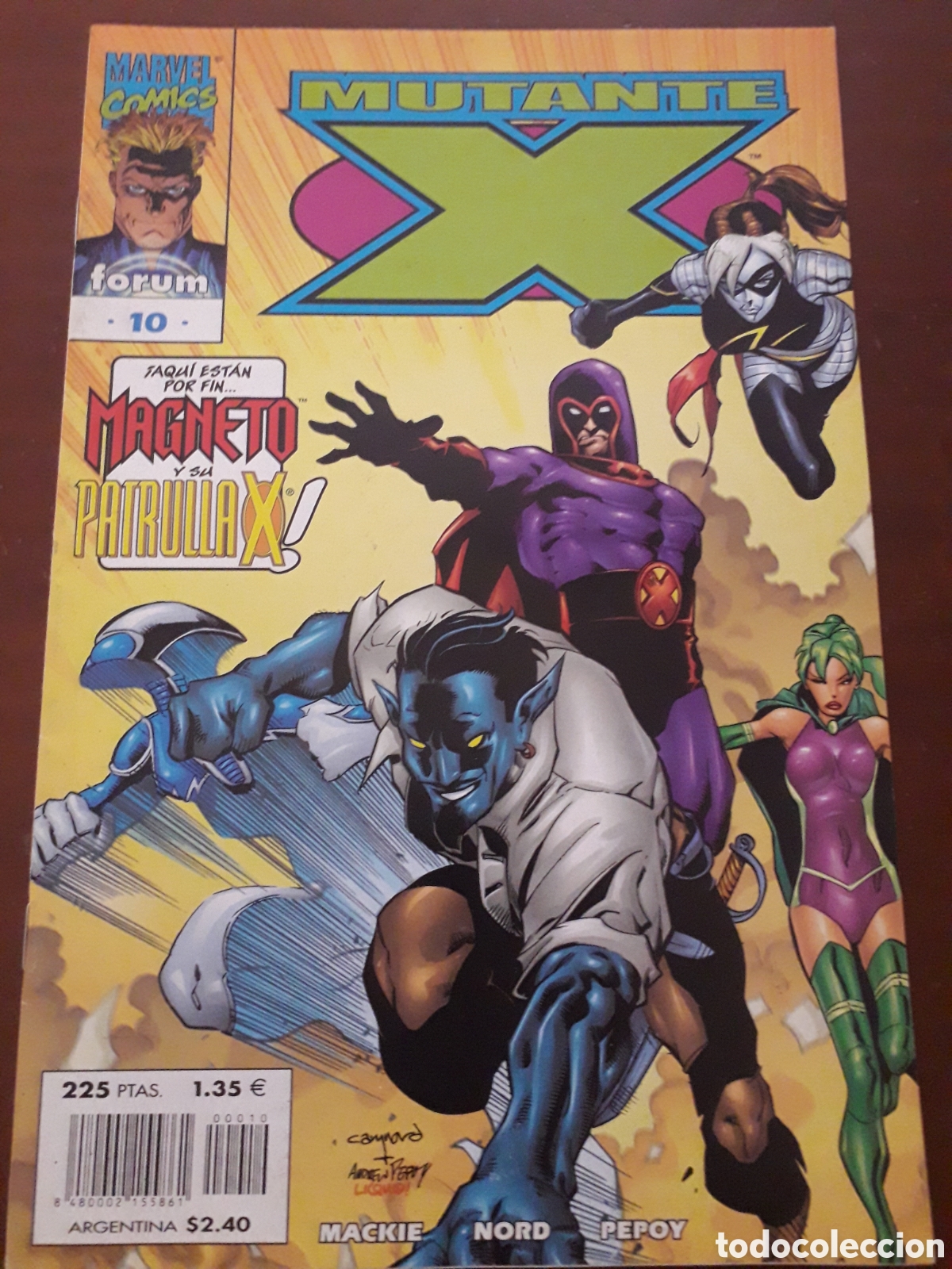 C&oacute;mics: MUTANTE X. N&Uacute;MERO 10. ED F&Oacute;RUM - Foto 1