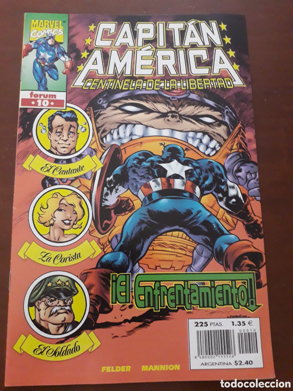 C&oacute;mics: CAPIT&Aacute;N AM&Eacute;RICA CENTINELA DE LA LIBERTAD NUM 10 - Foto 1