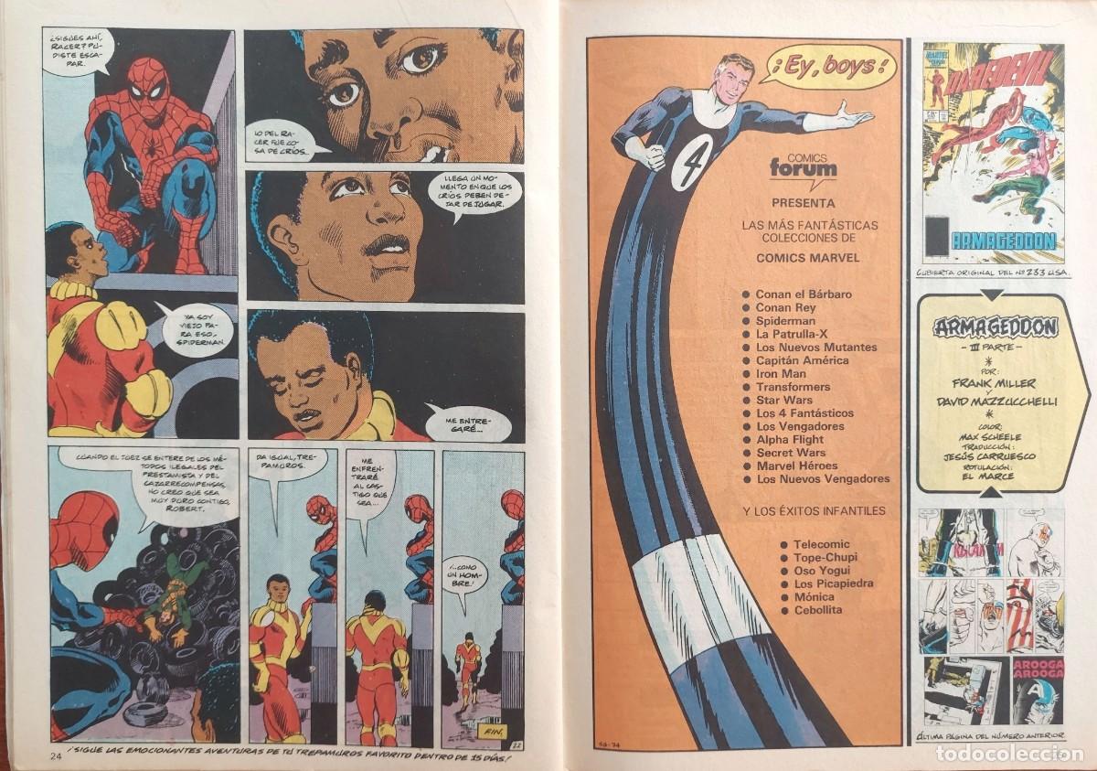 C&oacute;mics: Spiderman Vol. 1 n&ordm; 131 - La &uacute;ltima carrera - Comics Forum - 1987 - Foto 5