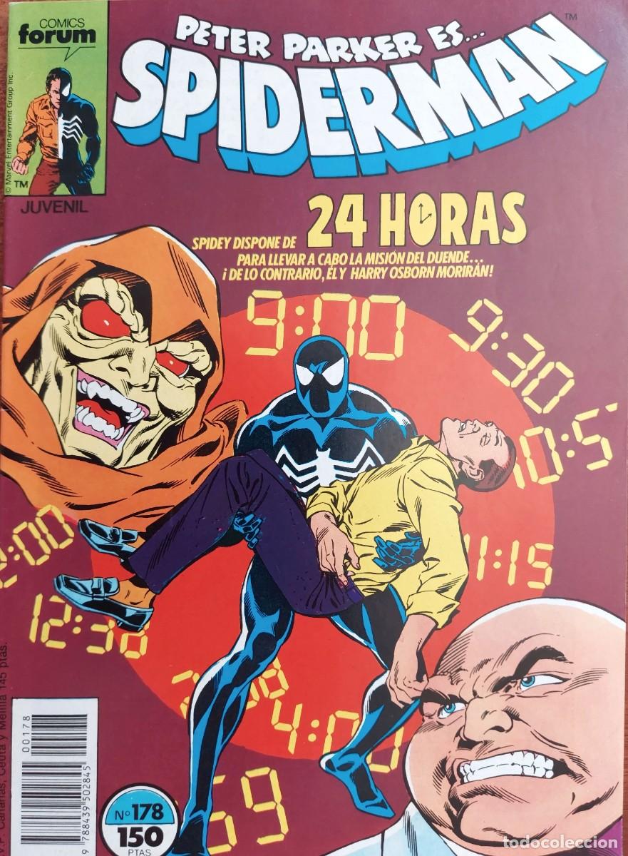 C&oacute;mics: Spiderman Vol. 1 n&ordm; 178 - 24 Horas - Comics Forum - 1989 - Foto 1