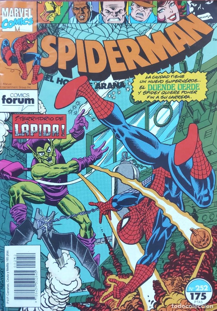 C&oacute;mics: Spiderman Vol. 1 n&ordm; 252 - Territorio De L&aacute;pida - Comics Forum - 1992 - Foto 1