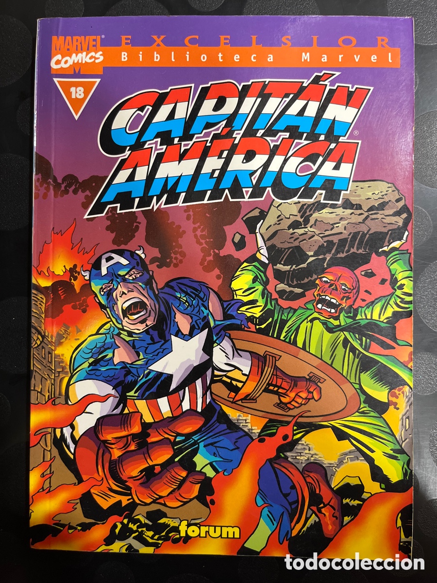 C&oacute;mics: CAPIT&Aacute;N AM&Eacute;RICA N.18 BIBLIOTECA MARVEL EXCELSIOR ( 2000 ) - Foto 1