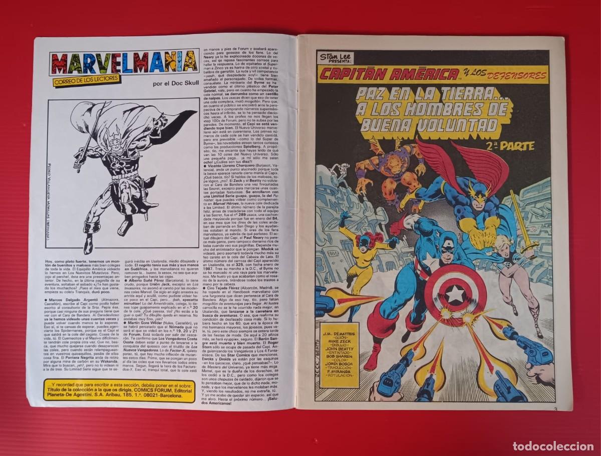 C&oacute;mics: COMIC CAPITAN AMERICA NUMERO 26 FORUM MARVEL - Foto 2