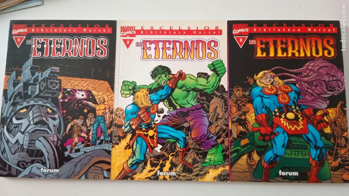 C&oacute;mics: EXCELSIOR BIBLIOTECA MARVEL. LOS ETERNOS. KIRBY. COMPLETA - Foto 1