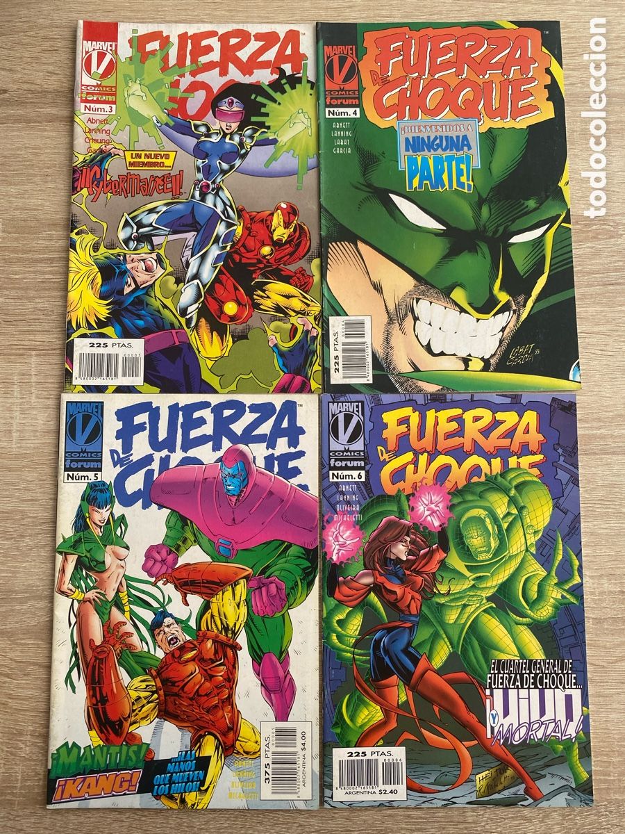 C&oacute;mics: Fuerza de Choque Vol. 2 (1996-1997) 3 al 6 - Foto 1