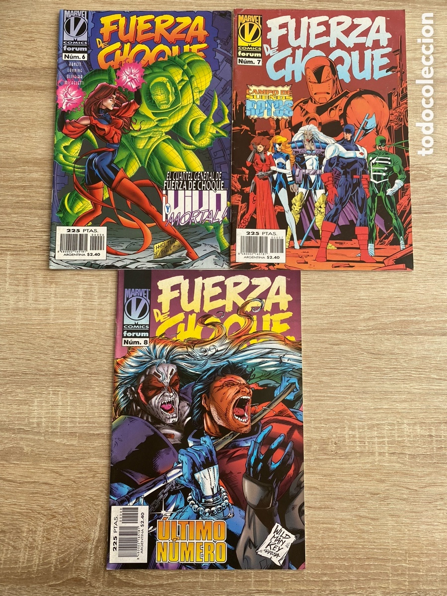 C&oacute;mics: Fuerza de Choque Vol. 2 (1996-1997) 2 al 8 - Foto 2