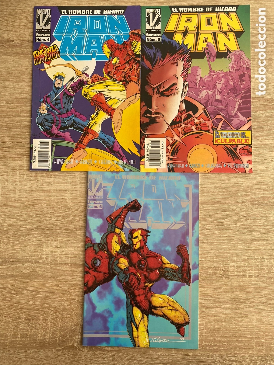 C&oacute;mics: Iron Man Vol. 3 (1996-1997) 4 al 6 - Foto 1