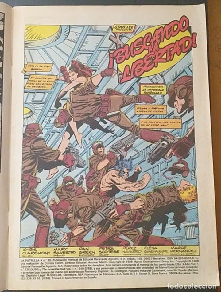 C&oacute;mics: COMICS FORUM La Patrulla X N&ordm; 86 1989 - Foto 2