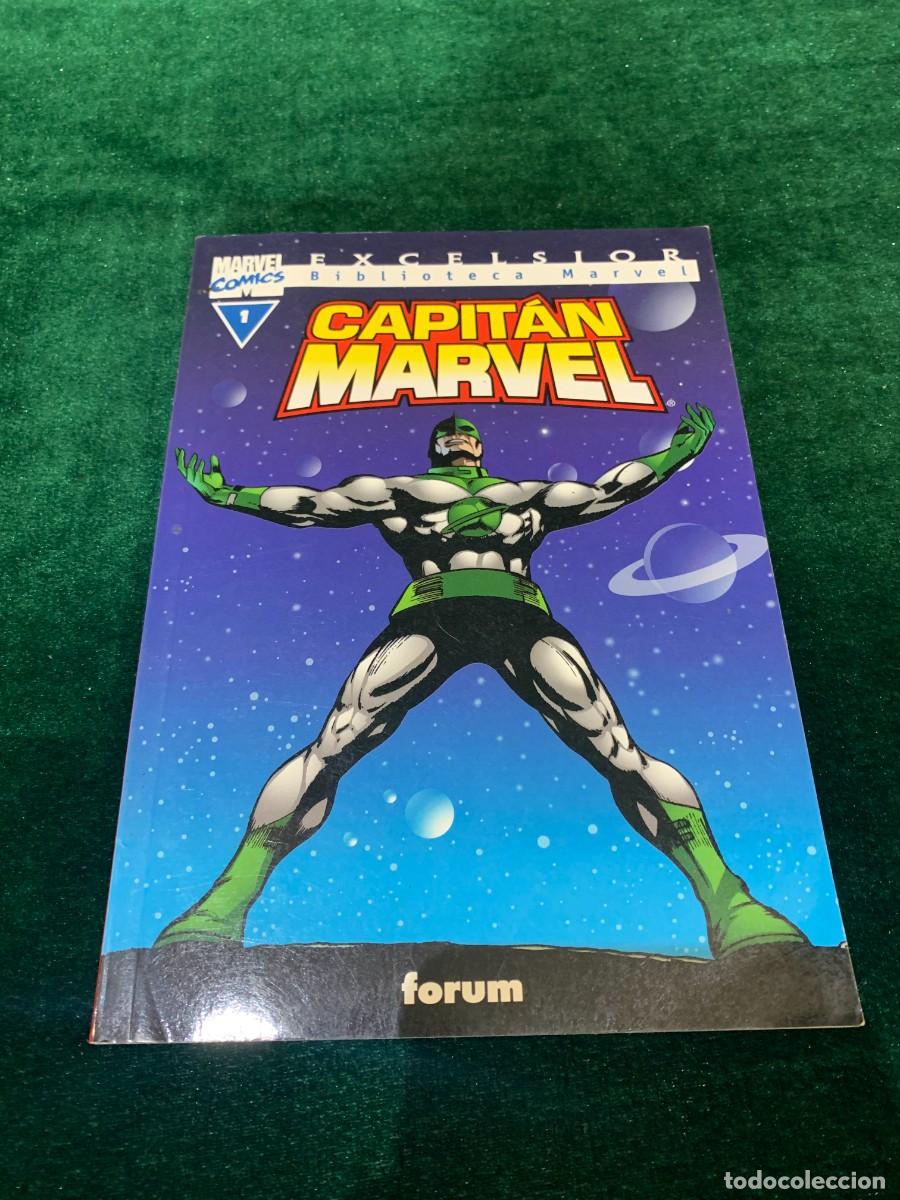 C&oacute;mics: COMICS; &laquo; CAPIT&Aacute;N MARVEL &raquo; BIBLIOTECA MARVEL EXCELSIOR - Foto 2