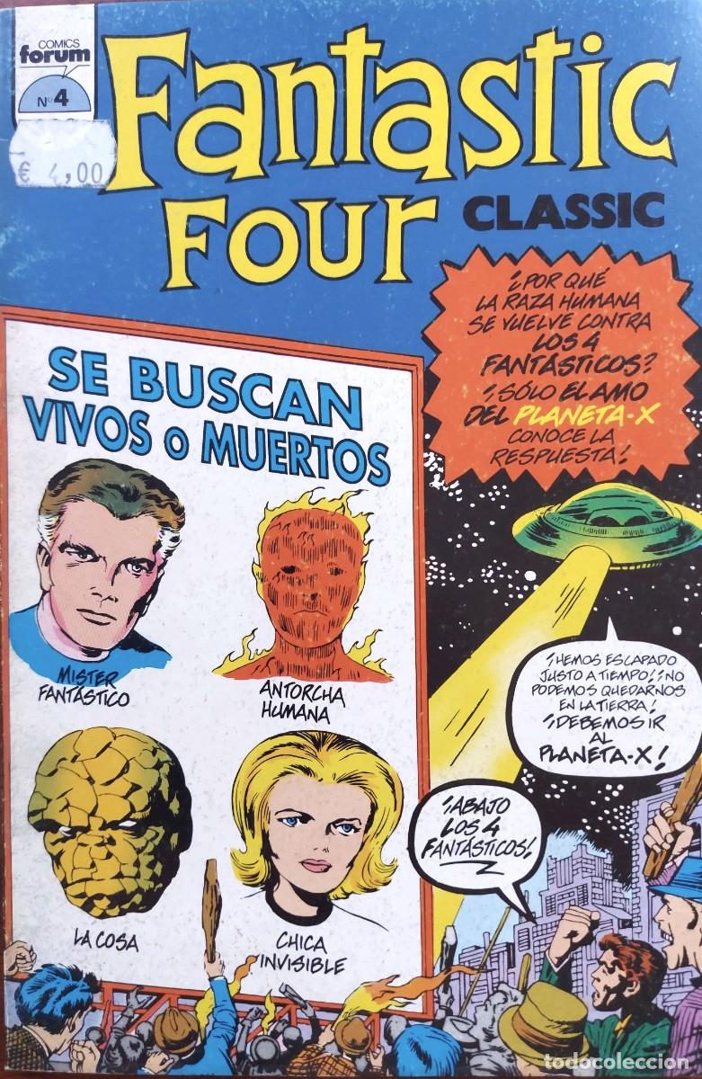 C&oacute;mics: Fantastic Four Classic n&ordm; 4 - Marvel - C&oacute;mics Forum 1993 - Foto 1