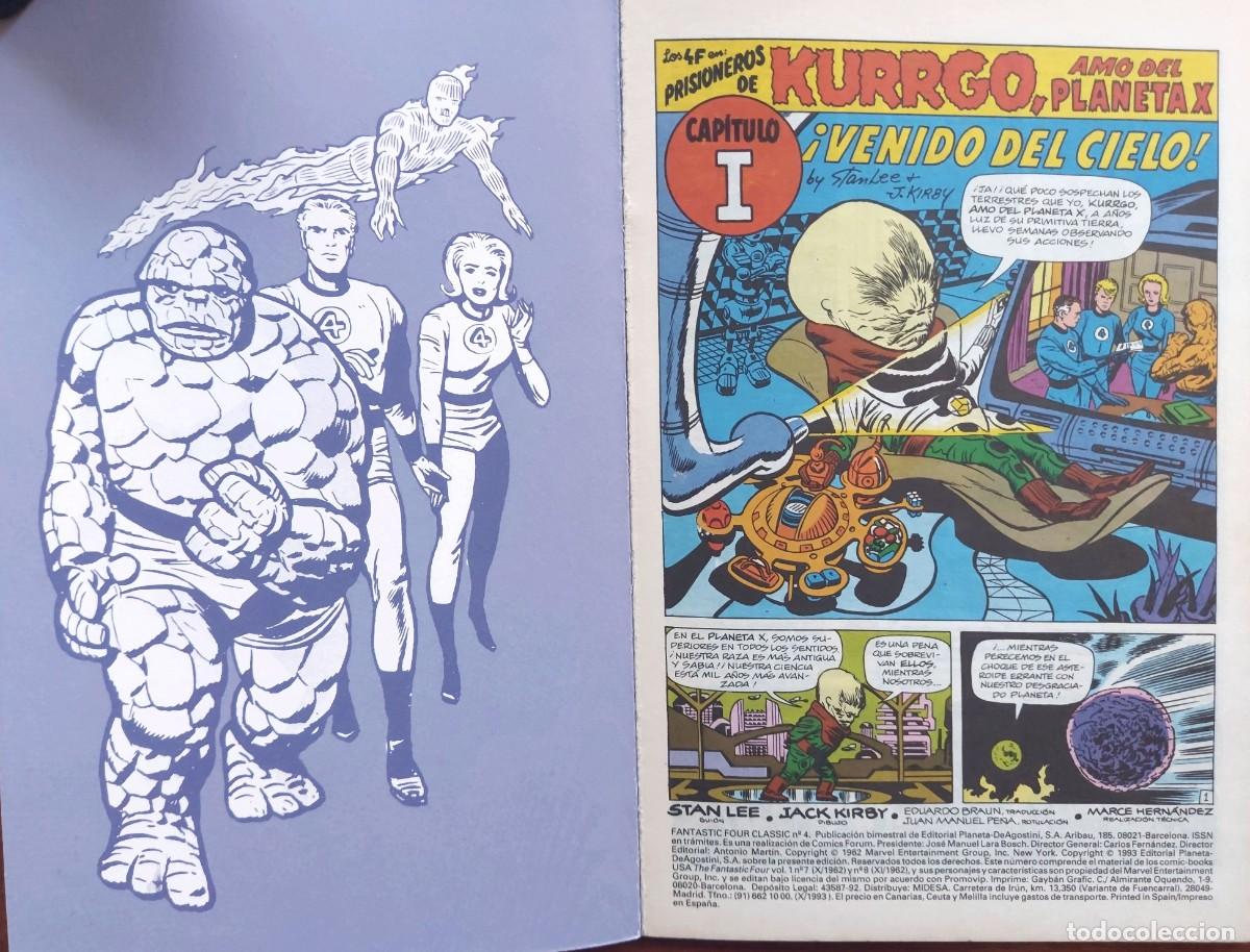 C&oacute;mics: Fantastic Four Classic n&ordm; 4 - Marvel - C&oacute;mics Forum 1993 - Foto 2