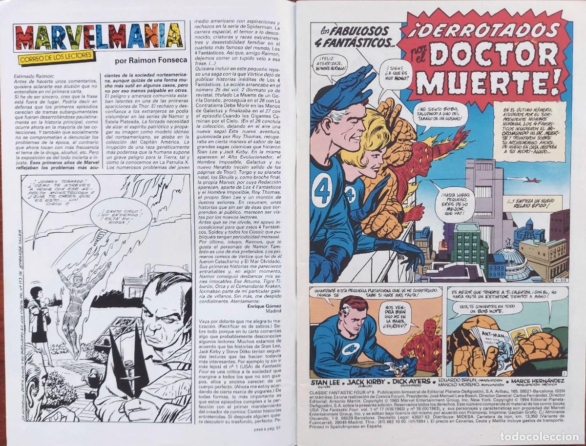 C&oacute;mics: Fantastic Four Classic n&ordm; 9 - Marvel - C&oacute;mics Forum 1994 - Foto 2